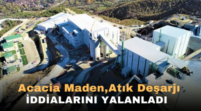 Acacia Maden,Atık Deşarjı İddialarını Yalanladı