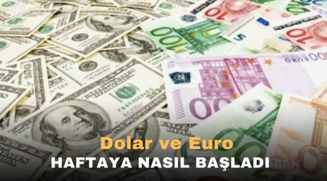 Dolar ve Euro Haftaya nasıl başladı 