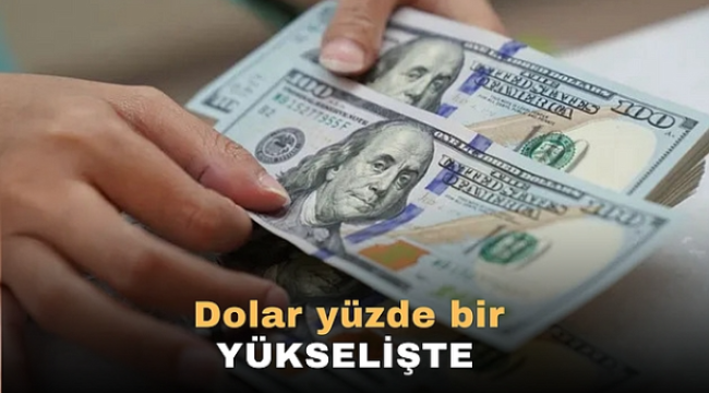 Dolar yüzde bir yükselişte 