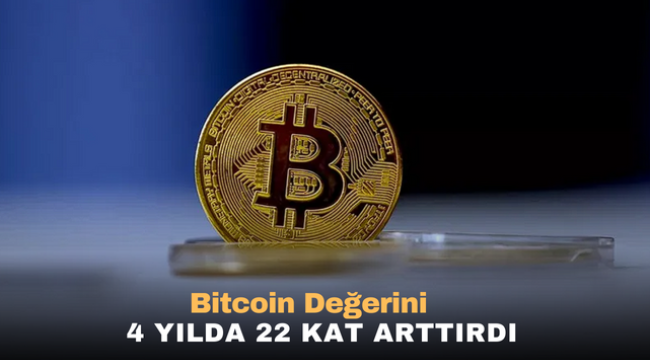 Bitcoin son 4 yılda TL değerini 22 kat artırdı