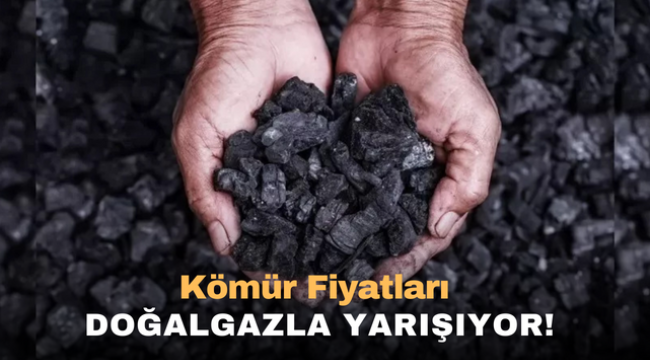 Kömür fiyatları doğalgazla yarışıyor! 