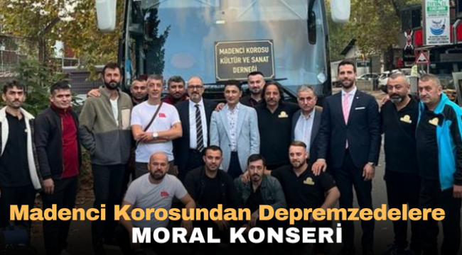 Madenci Korosundan Depremzedelere Moral Konseri 