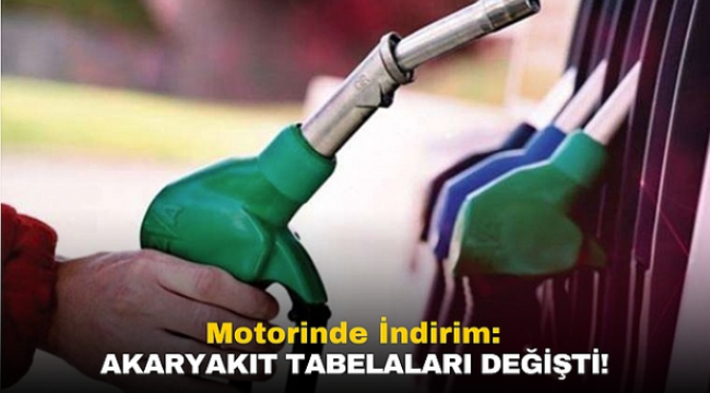 Motorinde İndirim: Akaryakıt Tabelaları Değişti!