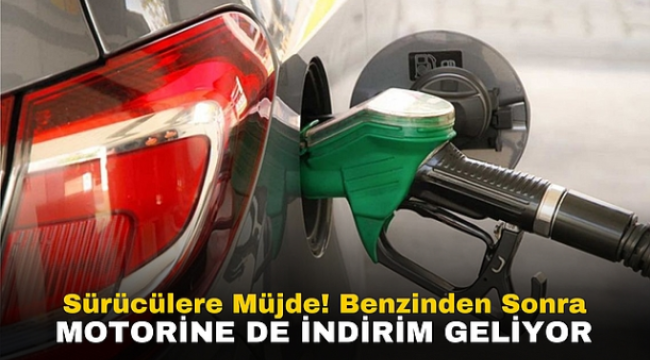 Sürücülere Müjde! Benzinden Sonra Motorine de İndirim Geliyor 