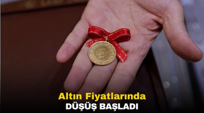 Altın Fiyatlarında Düşüş Başladı