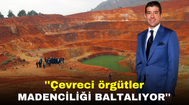 ''Çevreci örgütler madenciliği baltalıyor''