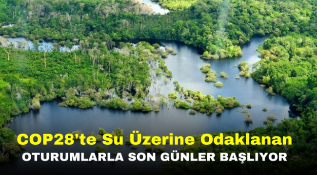 COP28'te Su Üzerine Odaklanan Oturumlarla Son Günler Başlıyor