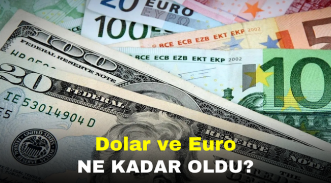 Dolar ve Euro ne kadar oldu?