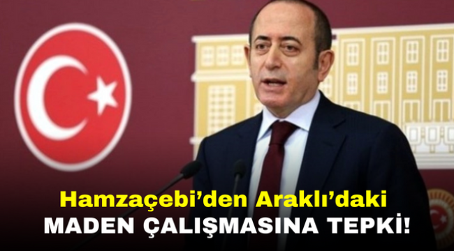 Hamzaçebi'den Araklı'daki Maden Çalışmasına Tepki!