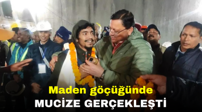 Maden göçüğünde mucize gerçekleşti