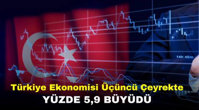 Türkiye Ekonomisi Üçüncü Çeyrekte Yüzde 5,9 Büyüdü