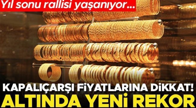 Altın fiyatlarında rekor! 