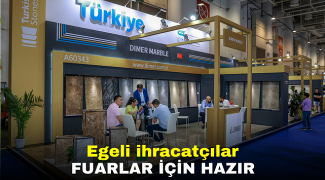 Egeli ihracatçılar fuarlar için hazır