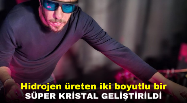 Hidrojen üreten iki boyutlu bir süper kristal geliştirildi