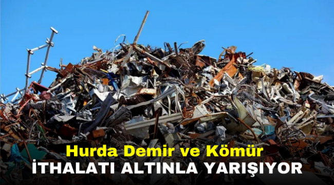 Hurda Demir ve Kömür İthalatı Altınla Yarışıyor