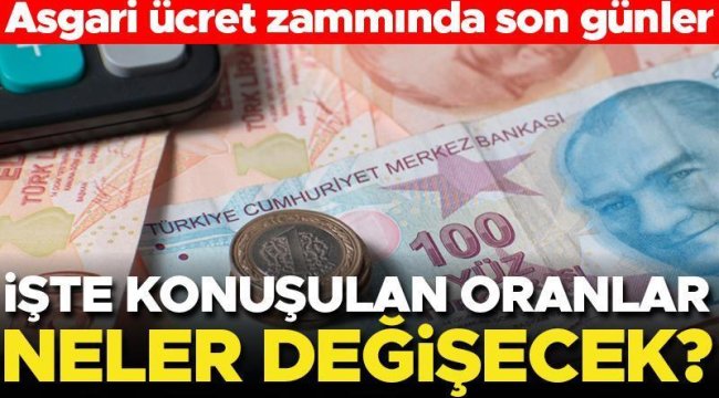 Son dakika haberi: 2024 Asgari ücret zammı için son günler! İşte konuşulan zam oranları... Asgari ücret ne kadar olacak ve neler değişecek?