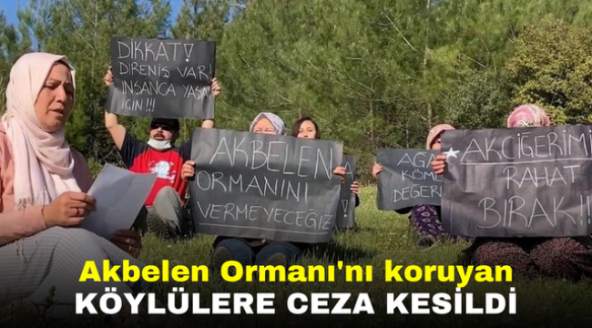 Akbelen Ormanı'nı koruyan köylülere ceza kesildi