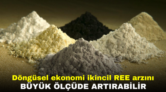 Döngüsel ekonomi ikincil REE arzını büyük ölçüde artırabilir