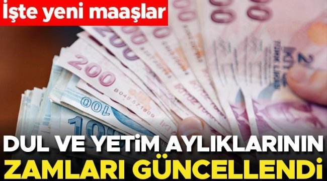 Dul ve yetim aylıklarının zamları güncellendi... İşte yeni maaşlar