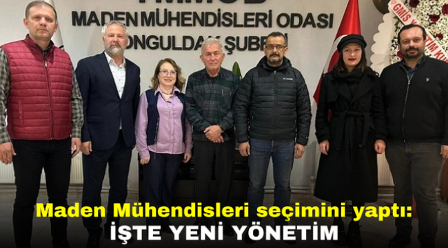 Maden Mühendisleri seçimini yaptı: İşte yeni yönetim