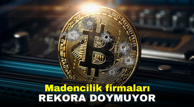 Madencilik firmaları rekora doymuyor