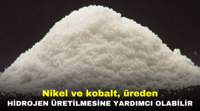 Nikel ve kobalt üreden hidrojen üretilmesine yardımcı olabilir