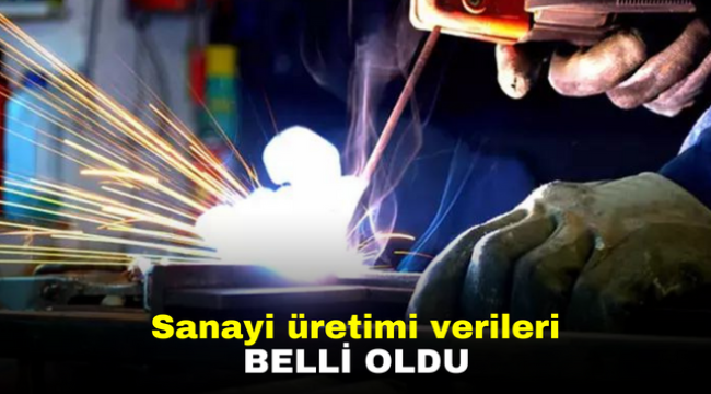 Sanayi üretimi verileri belli oldu