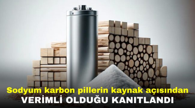 Sodyum karbon pillerin kaynak açısından verimli olduğu kanıtlandı