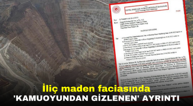 İliç maden faciasında 'kamuoyundan gizlenen' ayrıntı