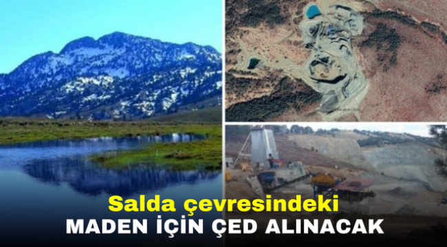 Salda çevresindeki maden için ÇED alınacak