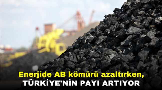 Enerjide AB kömürü azaltırken, Türkiye'nin payı artıyor