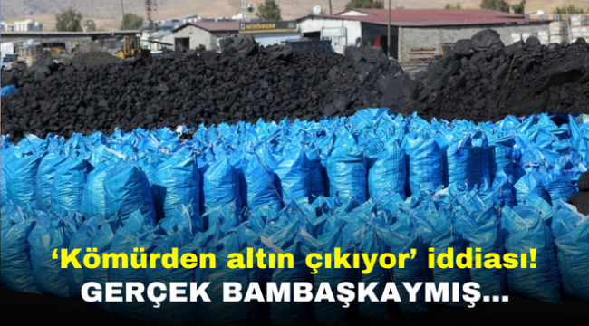 'Kömürden altın çıkıyor' iddiası! Gerçek bambaşkaymış…