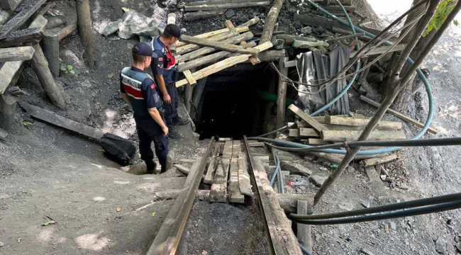 Zonguldak'ta ruhsatsız 4 maden ocağı kapatıldı