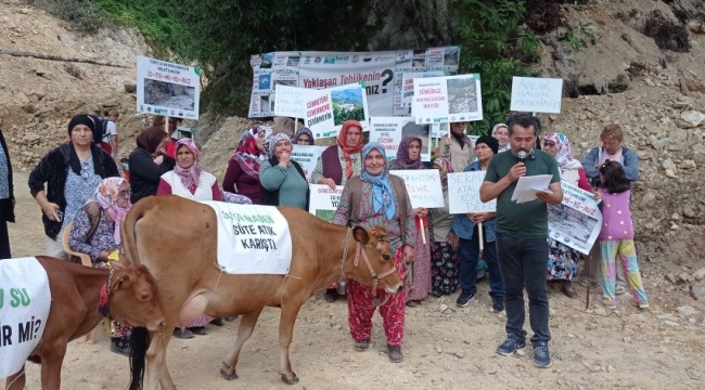 Vahşi Madenciliğe Hayır! Doğankent Çatalağaç'ta Maden Protestosu!