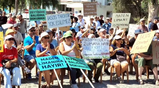 Antik Kentte 'Bir Başkadır Benim Memleketim' Şarkısıyla Maden Limanına Karşı Eylem