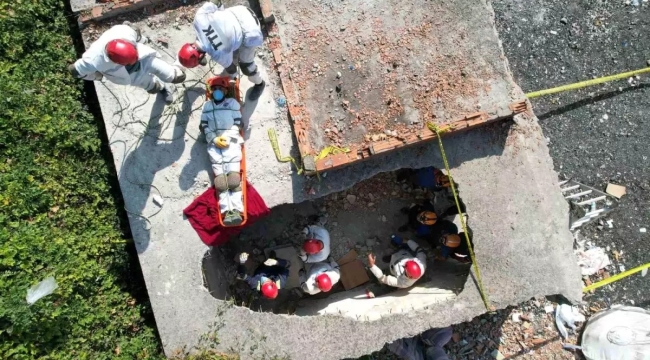 Zonguldak'ta Maden Kurtarma Tatbikatı