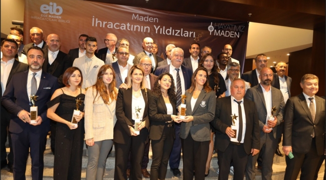 Ege Maden İhracatçıları Birliği'nden ihracat yıldızlarına ödül