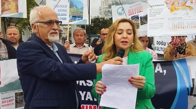 İstanbul'dan Giresun'a destek: Vahşi madenciliğe karşı mücadele edeceğiz