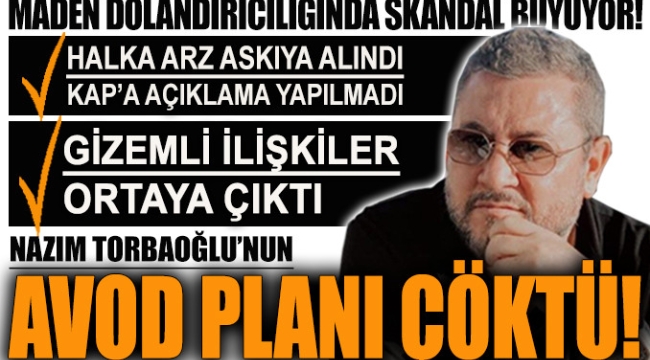 Nazım Torbaoğlu'nun AVOD planı çöktü!