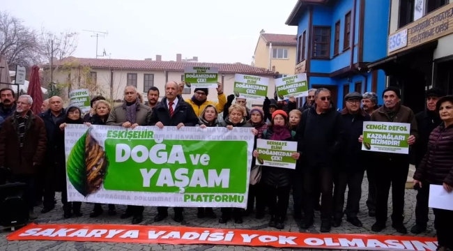 Eskişehir Doğa ve Yaşam Platformu: "Kaymaz'a Maden Depolama Tesisini Yapma Cesaretini Nereden Alıyorlar?"